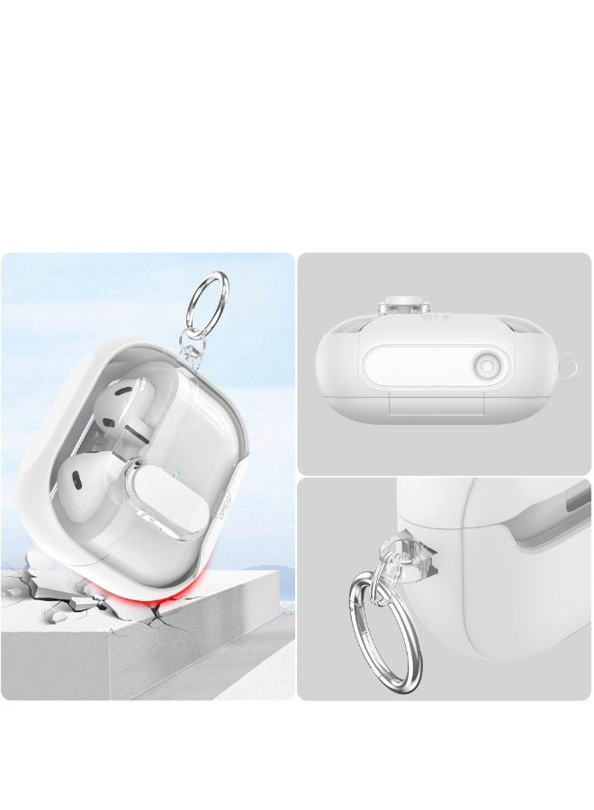 Fekra Compatible with Samsung Galaxy Buds 3 Pro/Buds 3 Case Full-Body Shockproof (Secure Lock) Galaxy Buds 3 & Galaxy Buds 3 Pro (2024) with Carabiner - Image 5